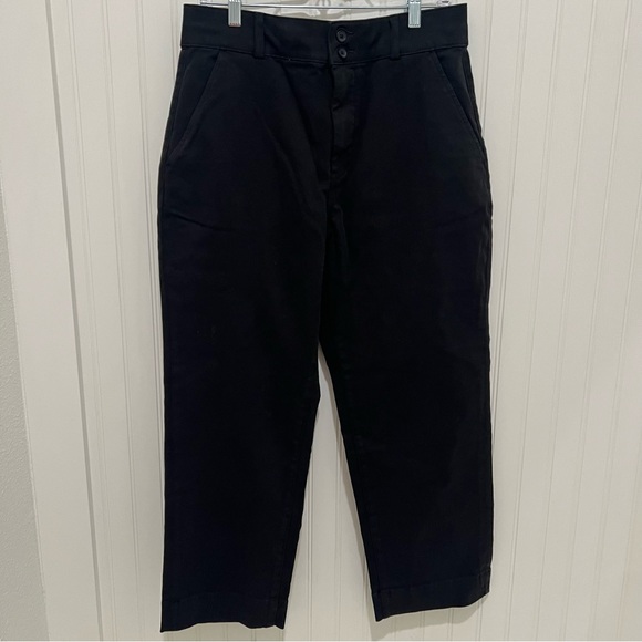 Everlane Womens Straight Leg Crop Black Jeans - Picture 1 of 8